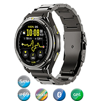 Smartwatch Cubot GT5 49,5mm 5atm Ip69 1,43'' Bluetooth
