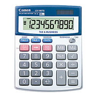 Calculadora De Escritorio Canon Ls-100ts Carga Solar y Batería