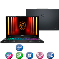Notebook Gamer Msi 15,6'' Core 5 16gb 512gb Win11 RTX5060