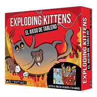 Juego De Mesa Asmodee Exploding Kittens: El Juego De Tablero +7