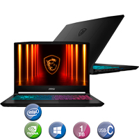 Notebook Gamer Msi 15,6'' Core I7 16gb 1tb Win11 Rtx5070
