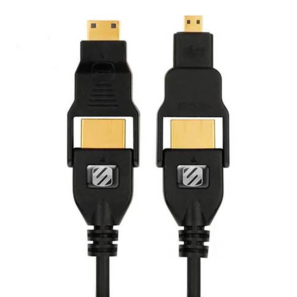 Cable 4in1 Scocshe Hdmi/mini/micro 1080p 4k 