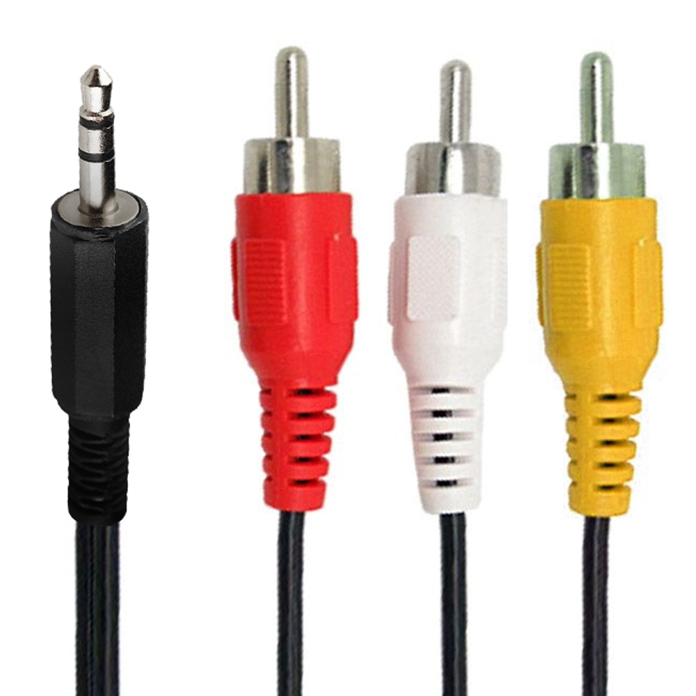 Cable Audio y Video RCA Macho a Spica 1,5 mts