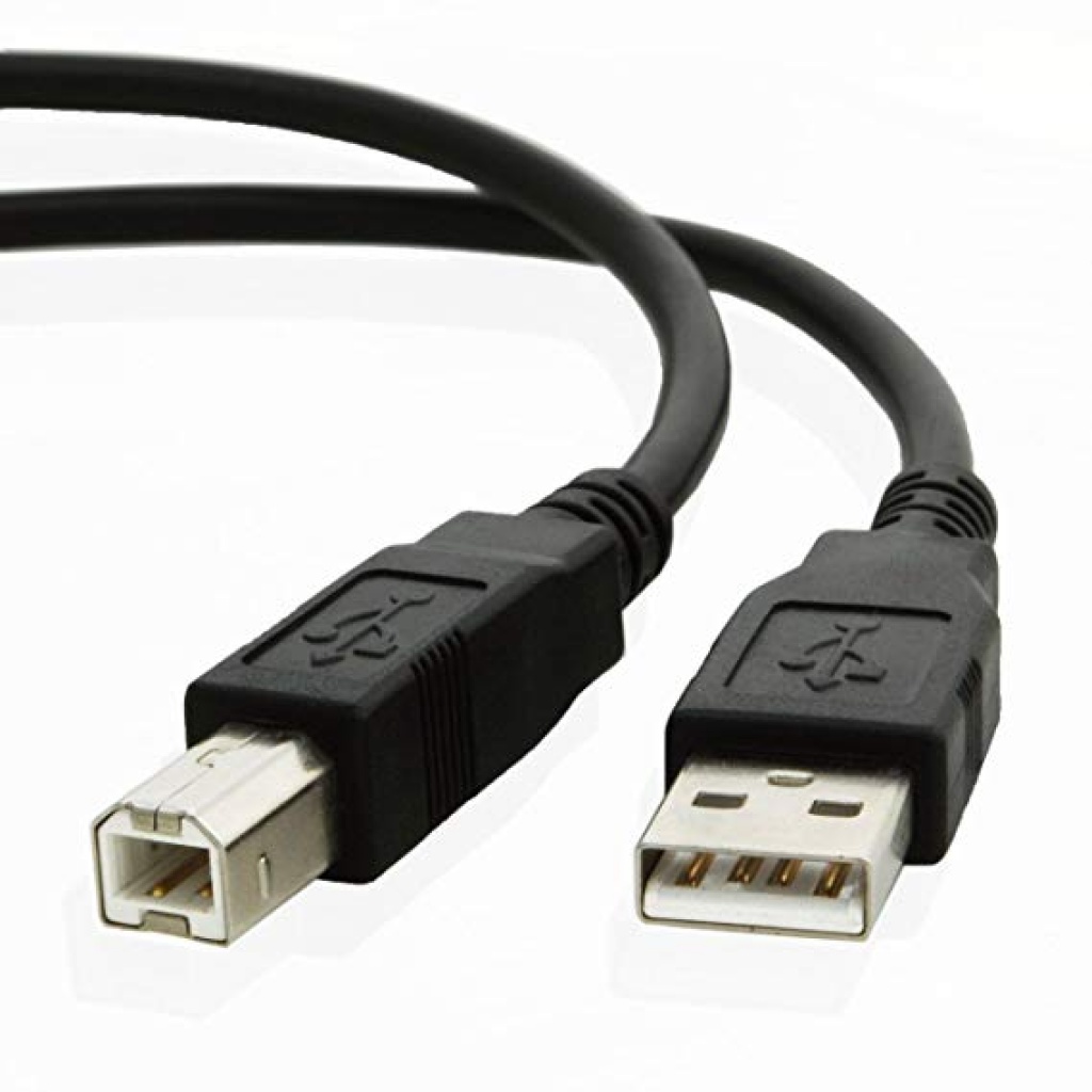 Cable Usb 2.0 AB P/Impresora de 1,8 Mts