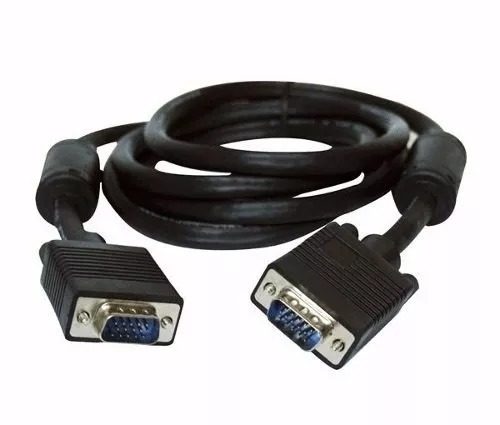 Cable VGA a VGA Macho c/Filtros 3 mts 