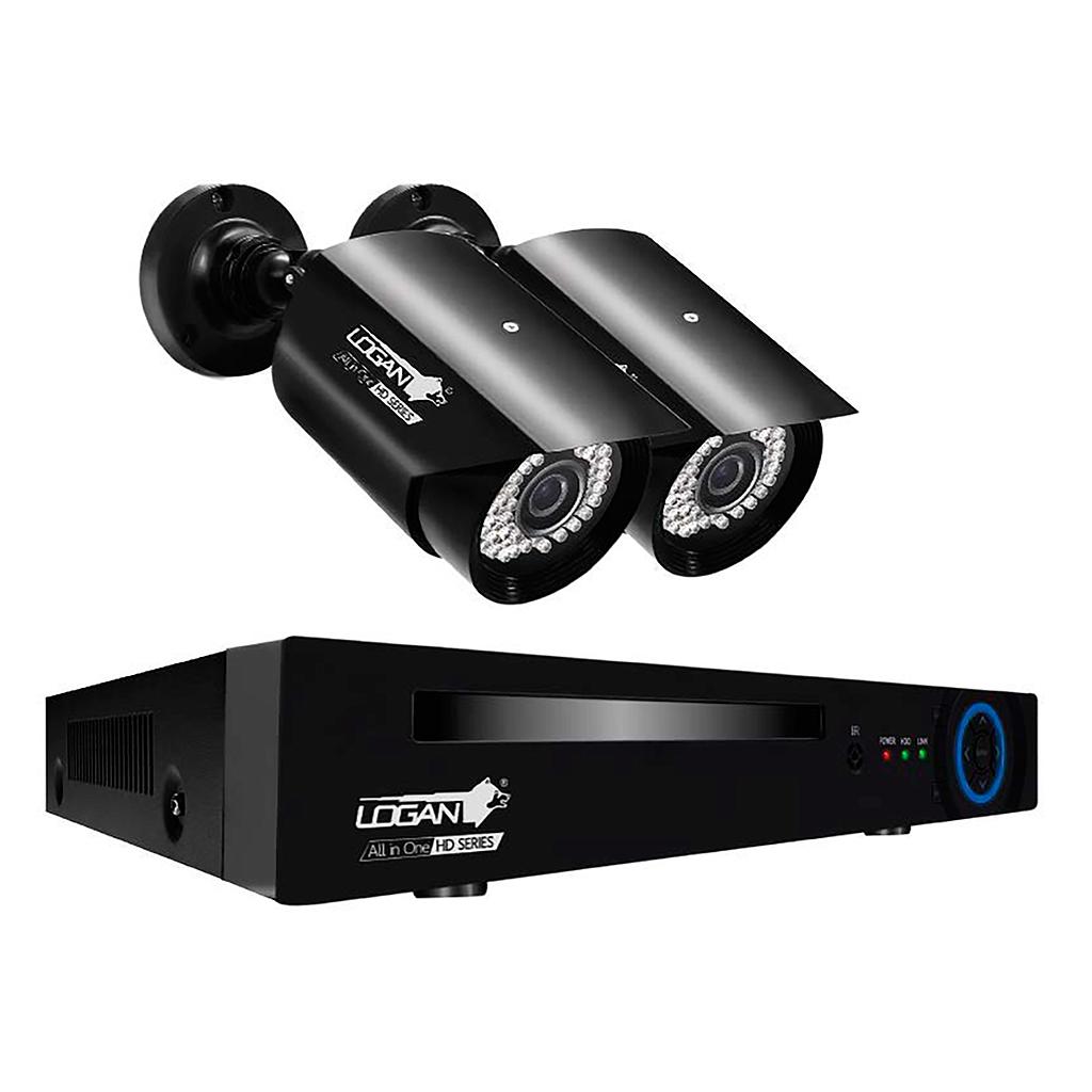 Camaras - Kit Logan LX422BN - Listo Para Instalar