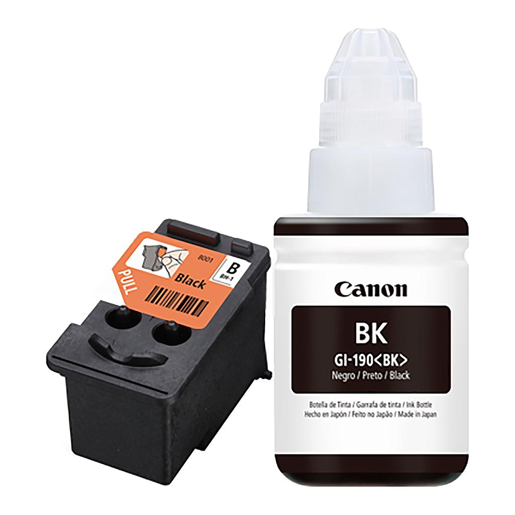Canon Cabezal + Tinta Bh-1 + Gi-190 Negro 135ml