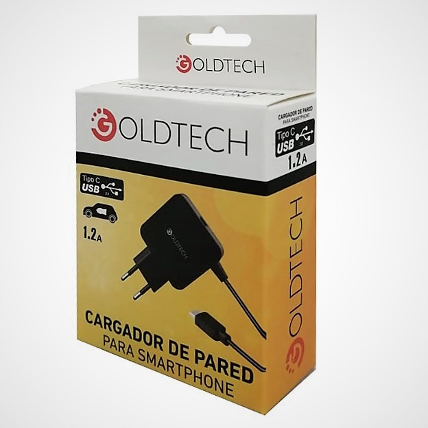 Cargador de Pared Tipo C + USB 1,2A