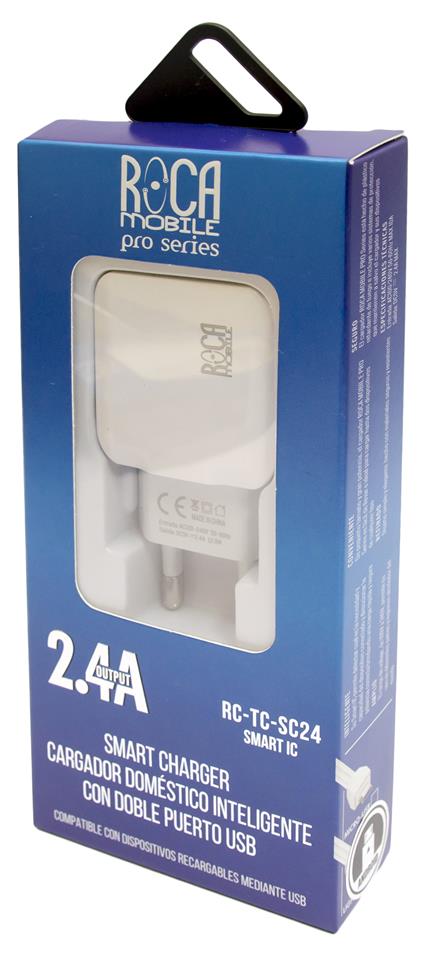 Cargador Inteligente Standard Roca 2.4A (sin cable)