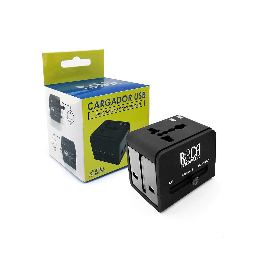 Cargador Viajero Inteligente Standard ROCA 2.1A/2 USB