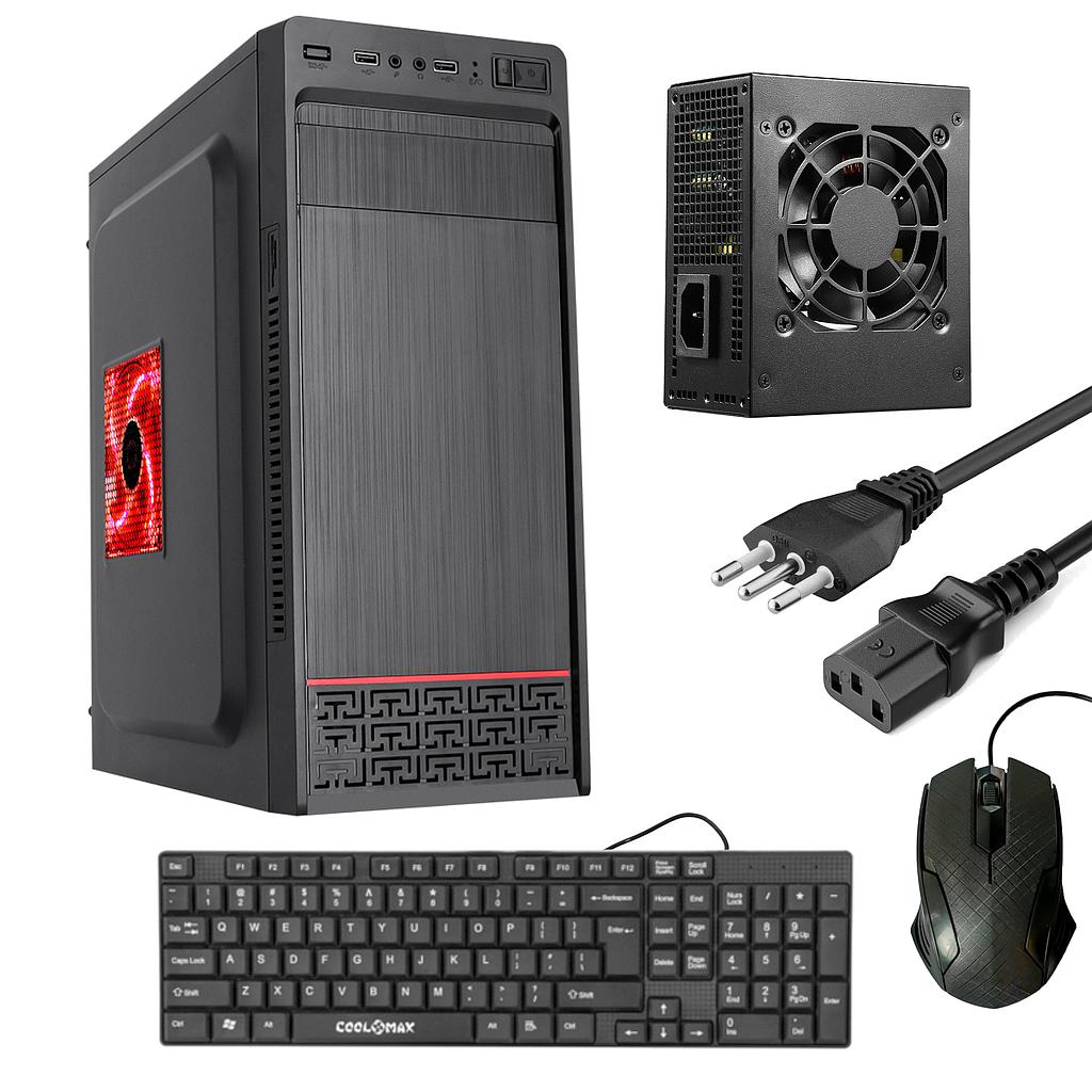 Combo Atx Coolmax H5 600W Mouse y Teclado