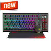 Combo Gamer Marco 3in1 Español Cm310sp - NEGRO