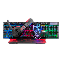 Combo Gaming Marvo Mousepad Mouse Teclado Auriculares