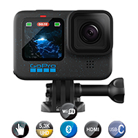 Gopro Hero 12 Black 27mp 5,3k Sumergible Batería Enduro Micro Sd 64gb