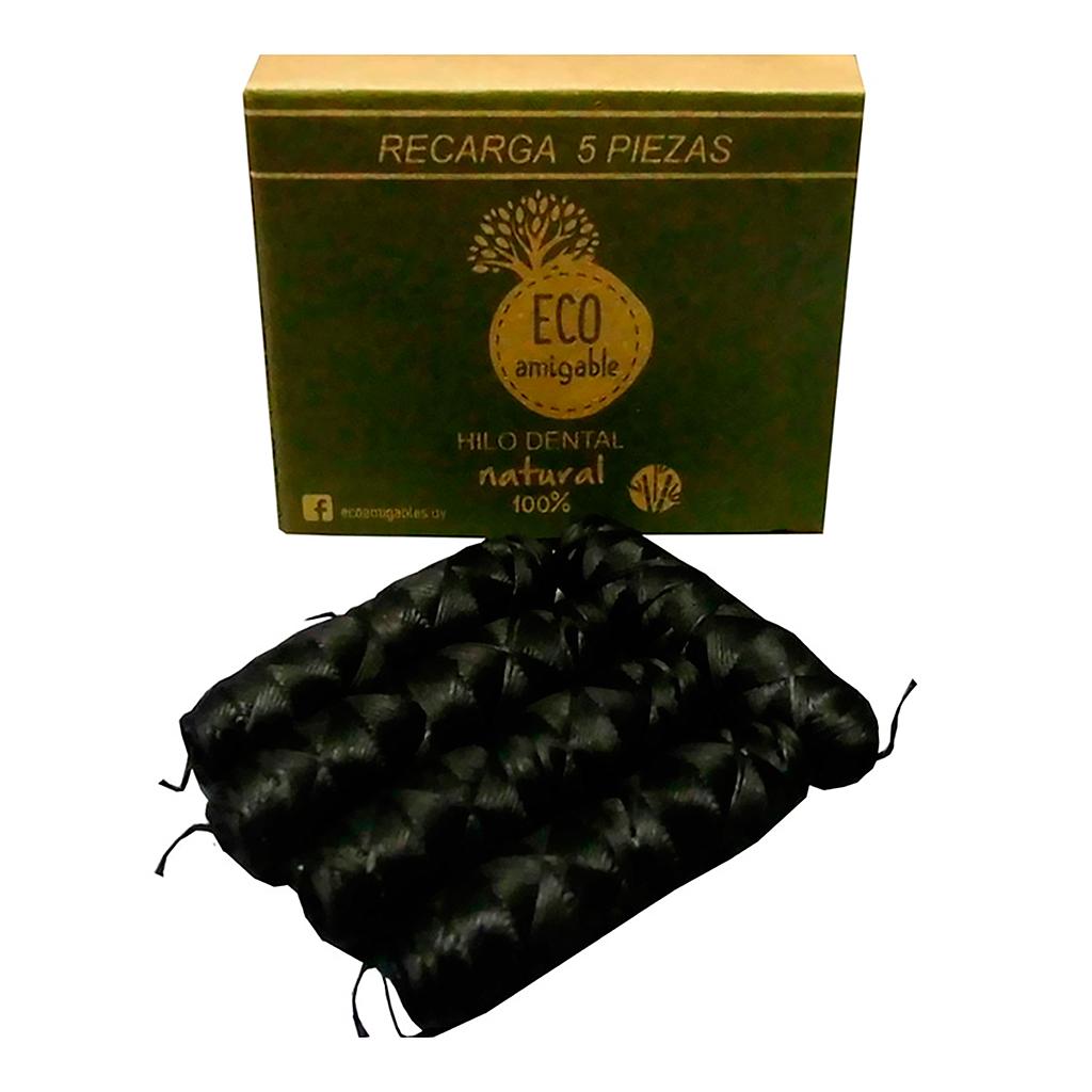 Hilo Dental Bamboo Eco 30 Mt Sabor Menta X 5 Un.
