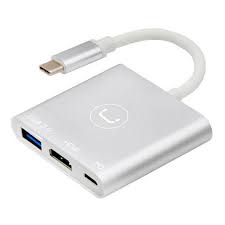 Hub Unno 3en1 Tipo C Hdmi/pd/usb 3.0