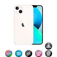 iPhone 13 6,1" 5g 4gb 128gb Dual Cam 12mp