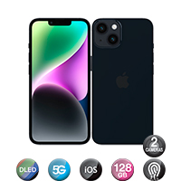 iPhone 14 6,1&quot; 5g 6gb 128gb Dual Cam Bandeja Sim Física