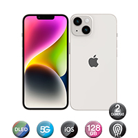 iPhone 14 6,1&quot; 5g 6gb 128gb Dual Cam Bandeja Sim Física