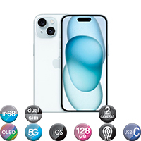iPhone 15 6,1'' 5G 6gb 128gb Dual Cam 48mp