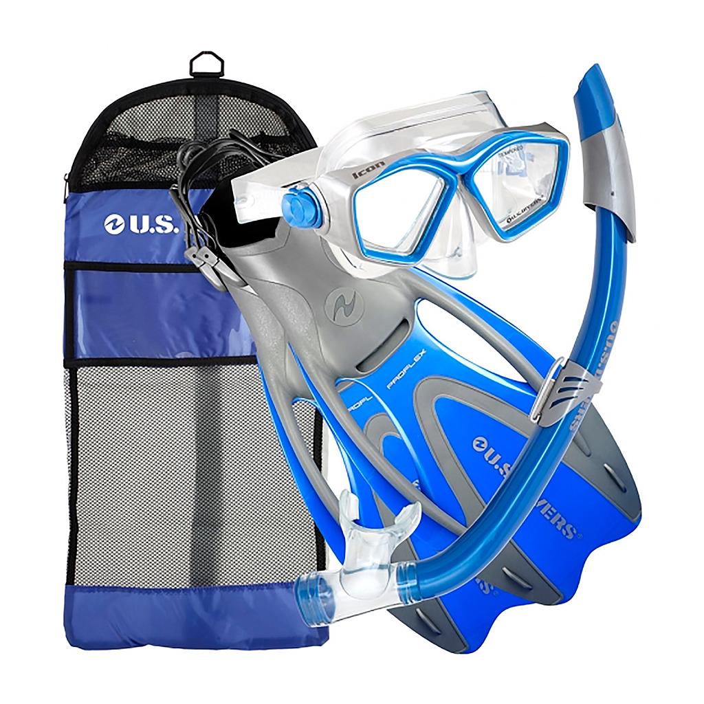 Kit Buceo Us Divers Icon/seabreeze/pro Flex Oh LG
