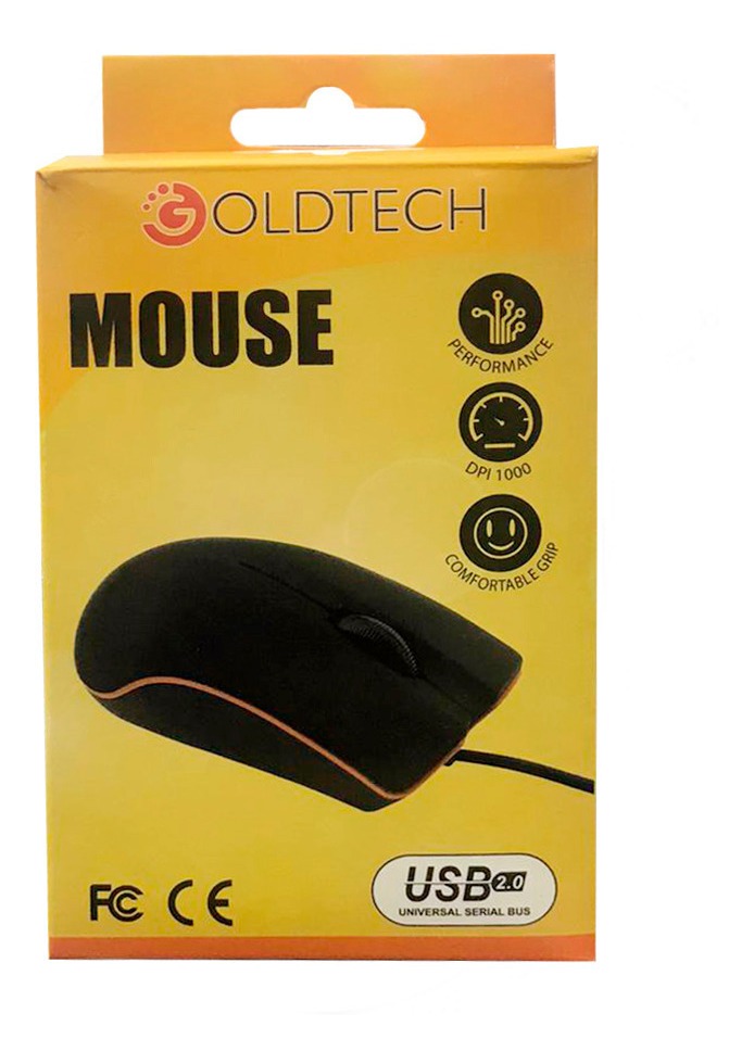 Mouse Universal C/cable Usb Goldtech 