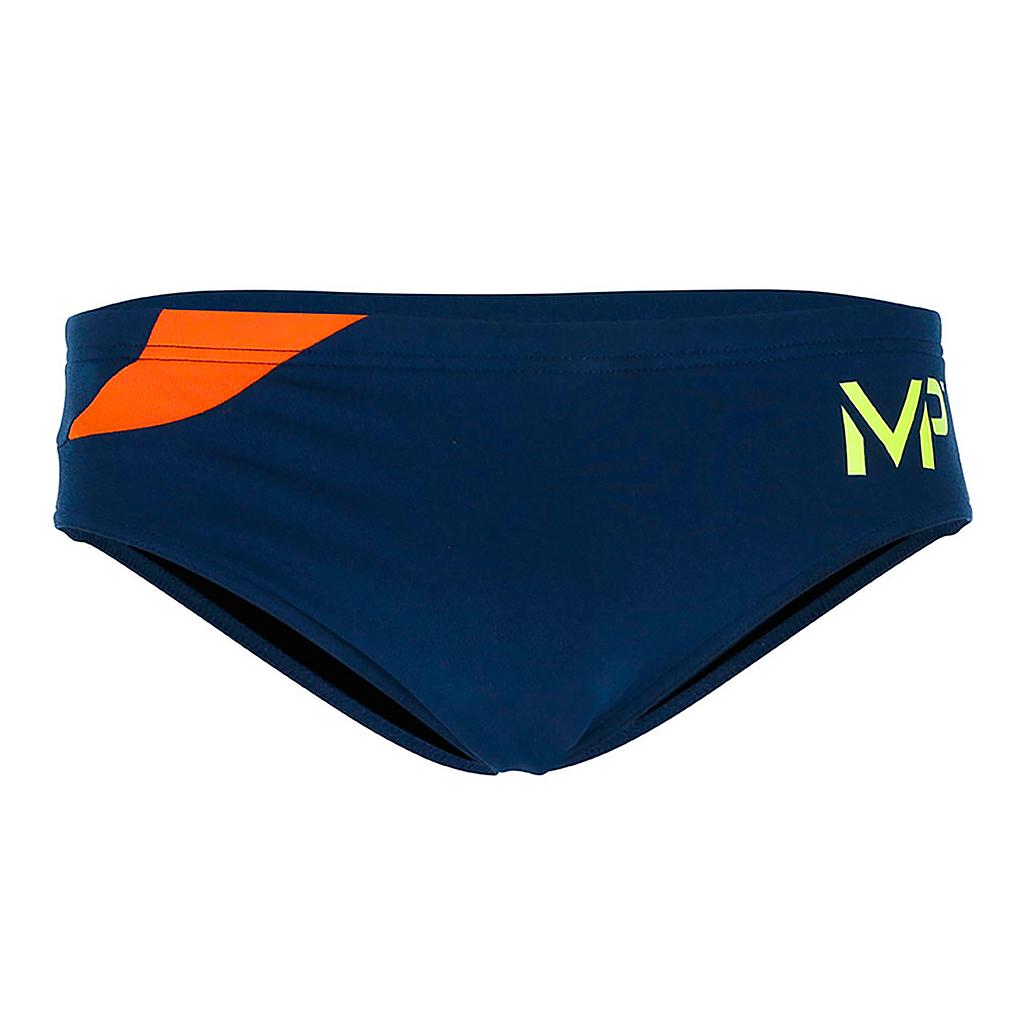 Malla Natacion M.phelps Hom Splice Brief Azul/Naranja Talle 24