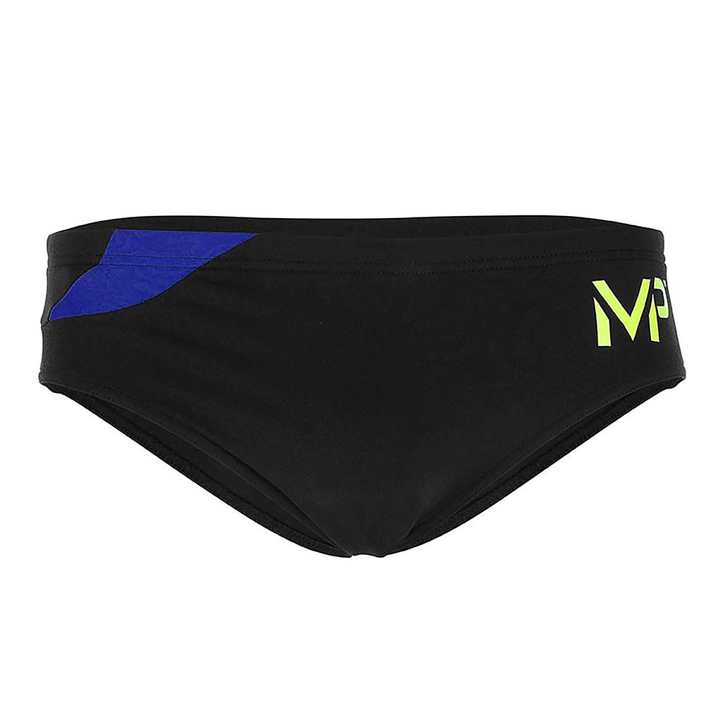 Malla Natacion M.phelps Hom Splice Brief Negro/Azul Talle 22