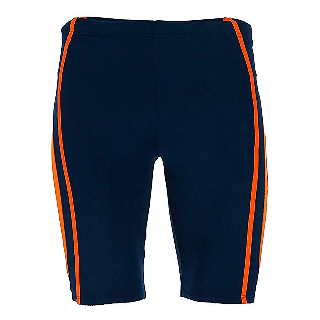 Malla Natacion M.phelps Hom Splice Jammer Azul Marino/Naranja Talle 28