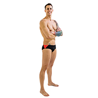 Slip Natación Hombre Finis Splice Brief Talle 36