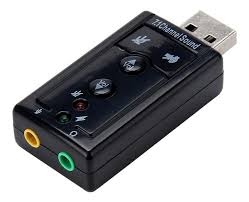 Tarjeta de Sonido Externa Usb 2.0 Virtual 7.1