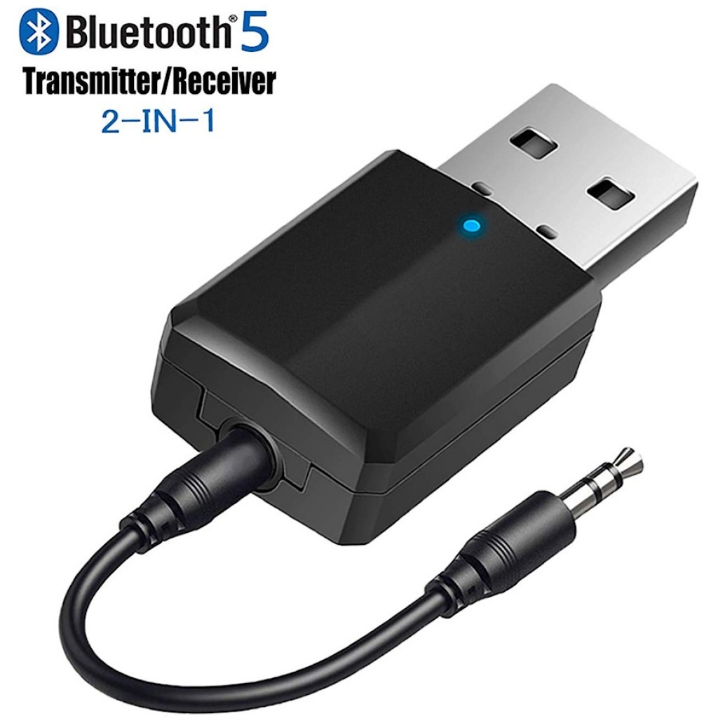 Trasmisor y Receptor de Audio Bluetooth Jack 2 en 1