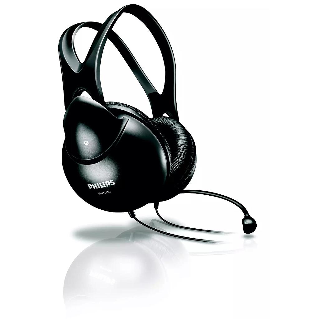 Auriculares Cableados Pc 3,5mm Philips Shm1900 32mm
