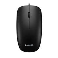 Mouse Usb Philips Spk7214bs Usb 2.0 Ambidiestro