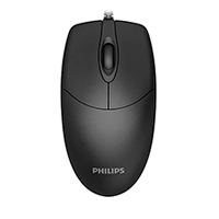 Mouse Ambidiestro Usb Philips 1600ppp