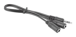 Cable Extension Audio Spica Macho a 2 hembra - 1,5 mts 