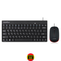 Combo Mouse Y Teclado Cableados Perixx 212 Español