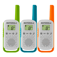 Handy Motorola 3 Radios 2 Vías T110 25 Km 22 Ch