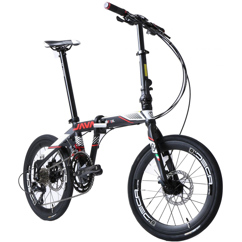 Bicicleta De Ciudad Java Fit Plegable Aluminio 18V 20''