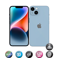 iPhone 14 6,1&quot; 5g 6gb 128gb Dual Cam Bandeja Sim Física