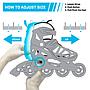 Patines Ajustables Para Niños Roller Derby Tracer Talle 12J-1