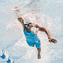 Malla De Baño Para Mujer Finis Fuse Race John Azul Caribe Talle 28