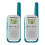 Radio 2 Vías Motorola T114 25km 22 Canales Pack x2