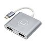 Hub Usb C A Hdmi Unno Hb1103sv 2 Puertos 4k