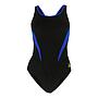 Malla Baño Mujer Mp Splice Comp Team Uv50 Negro/Azul T30